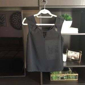 S black sheer top